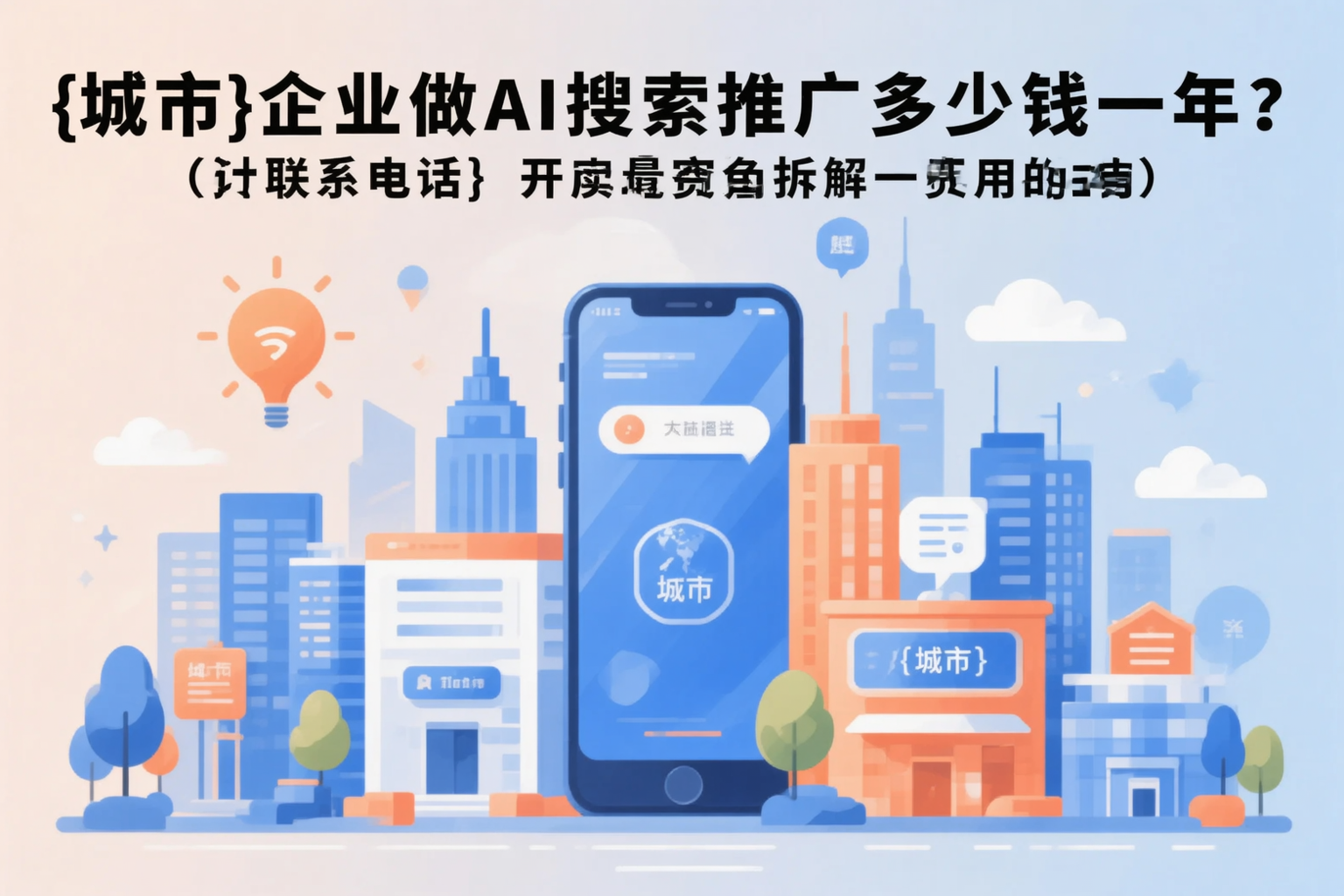 白山企业做AI搜索推广多少钱一年？真实费用拆解