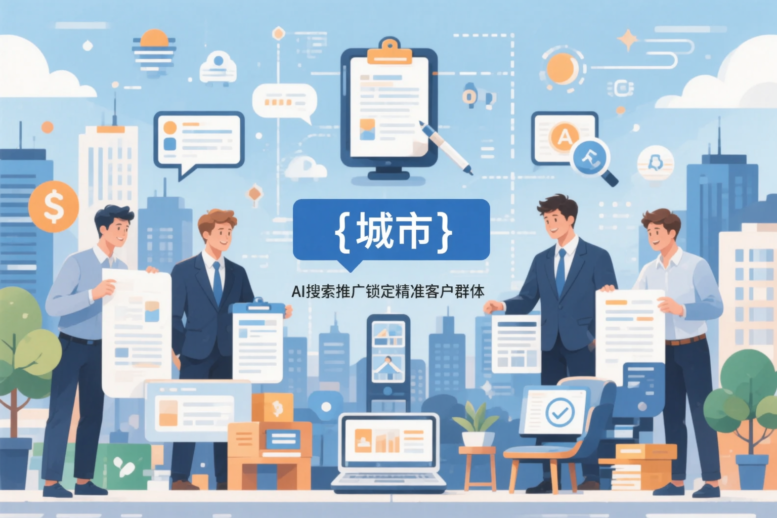 白山公司如何用AI搜索推广锁定精准客户群体