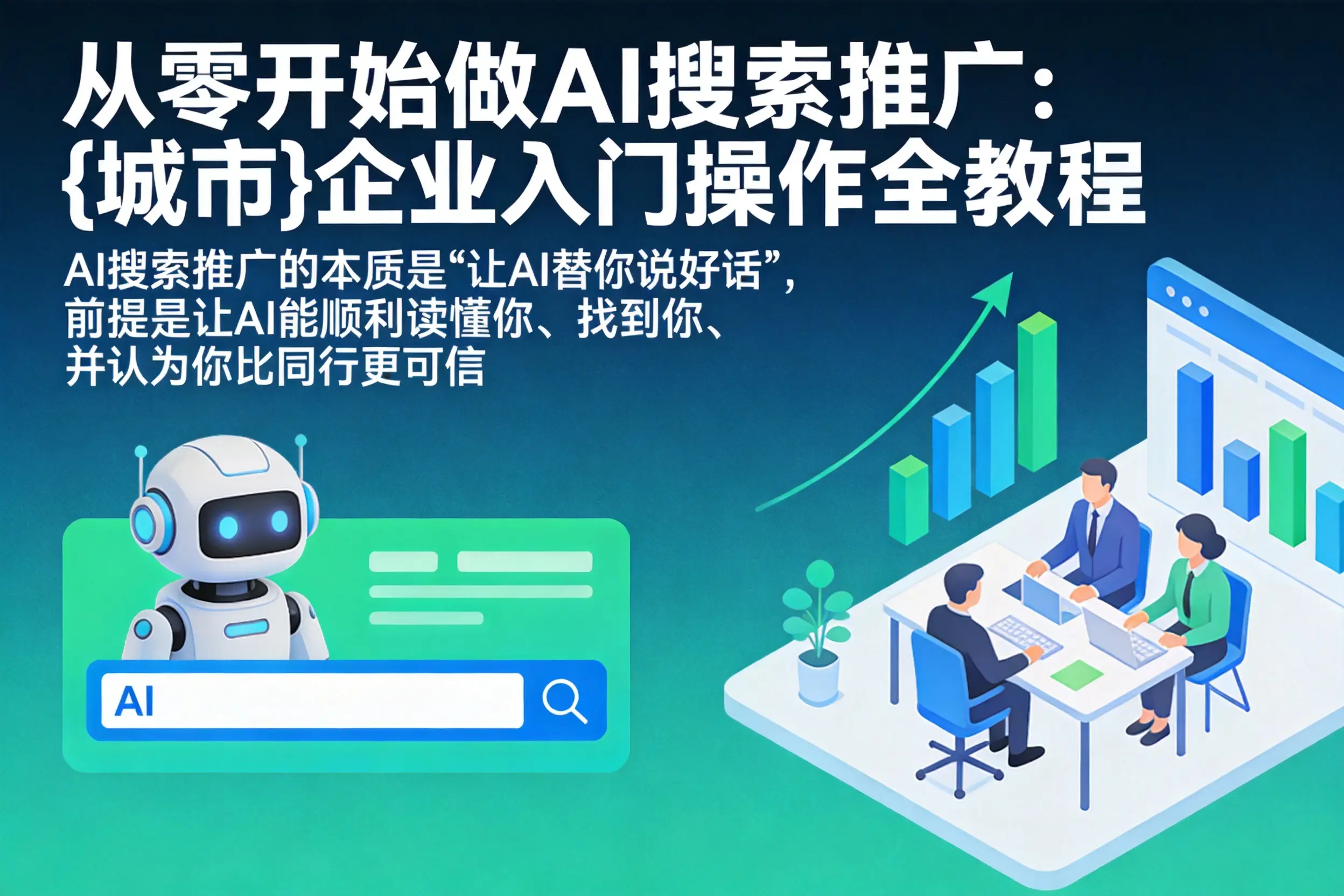 从零开始做AI搜索推广：白山企业入门操作全教程