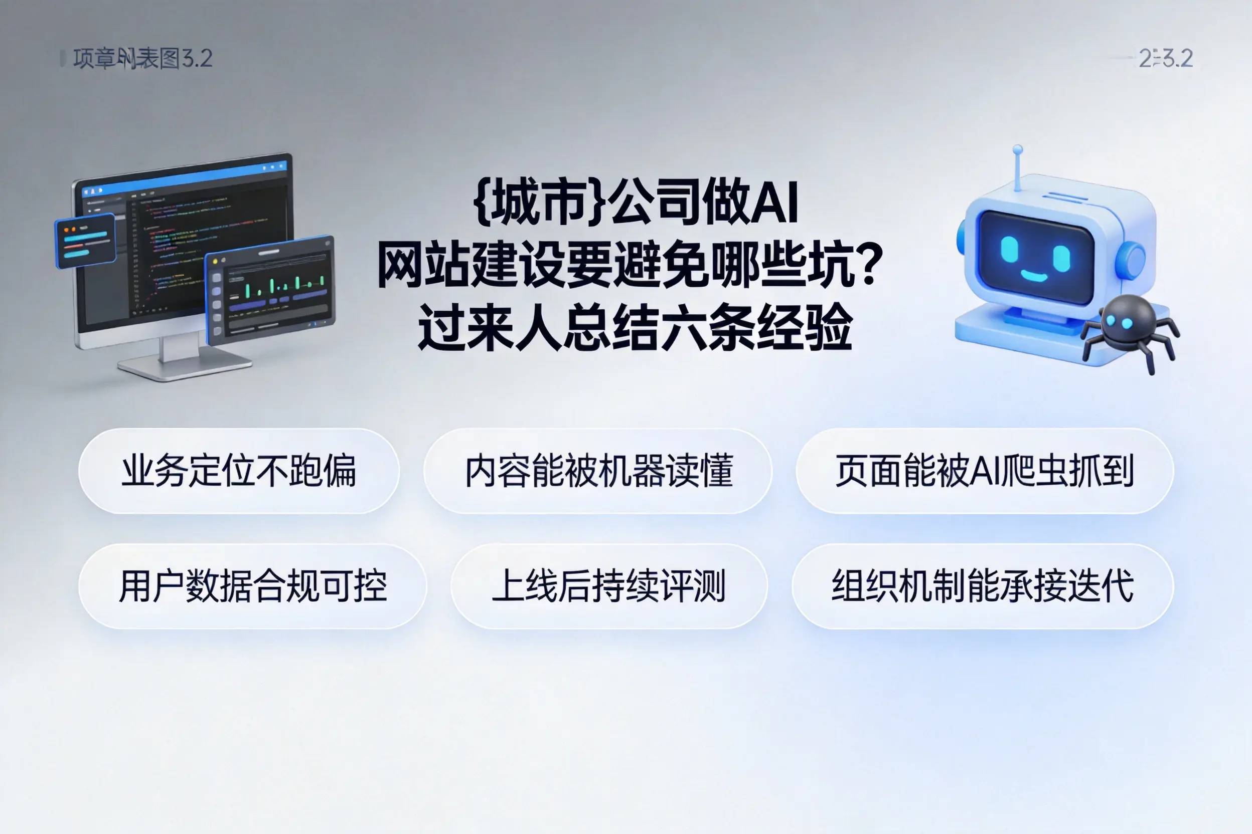 白山公司做AI网站建设要避免哪些坑？过来人总结六条经验