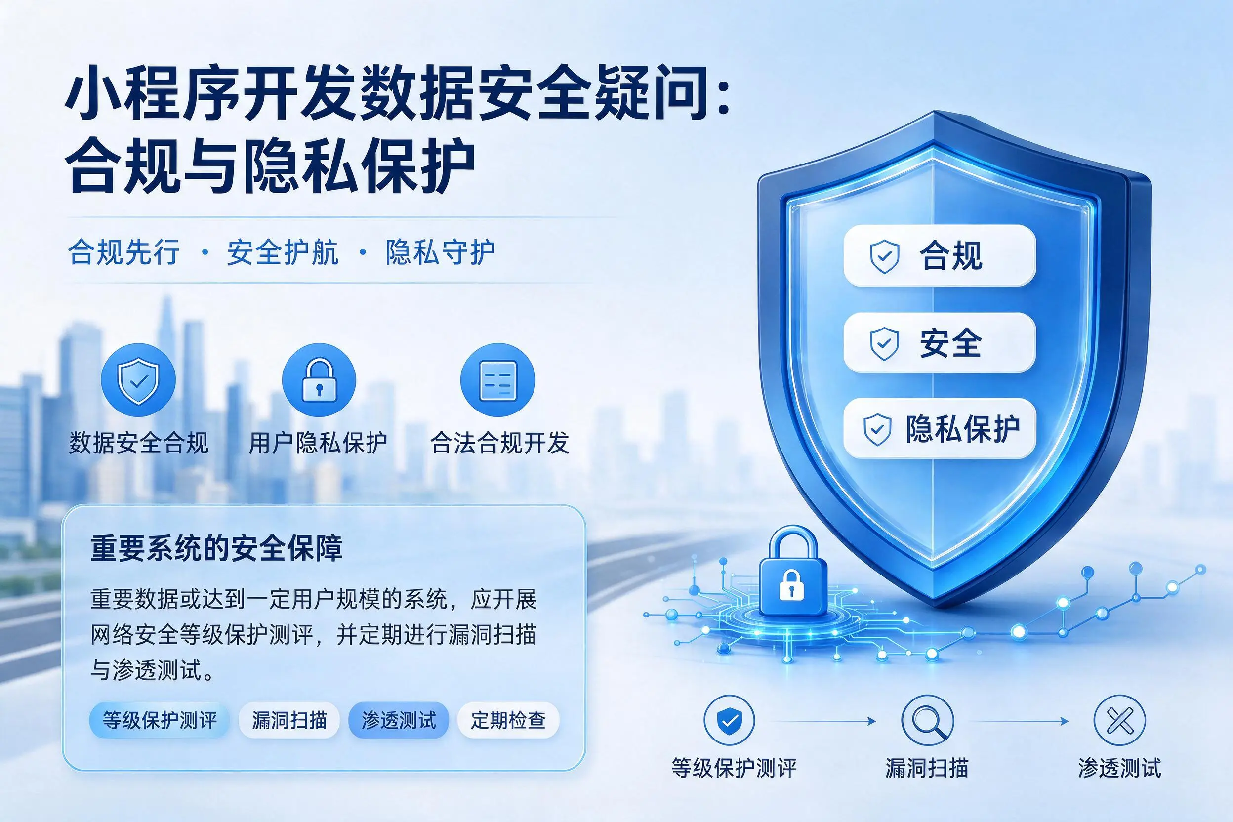 白山小程序开发数据安全疑问：合规与隐私保护