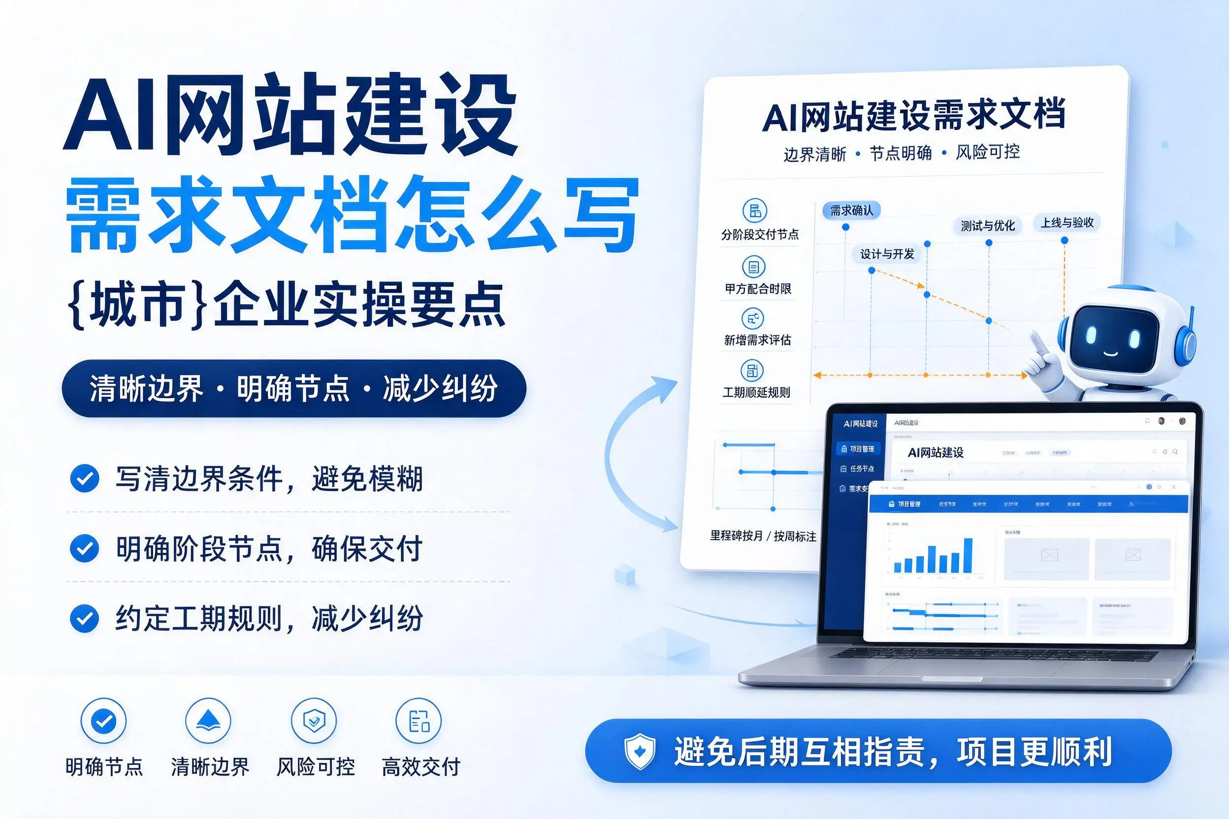 AI网站建设需求文档怎么写,白山企业实操要点